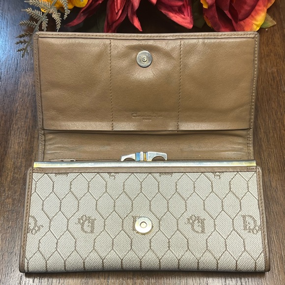 Authentic Christian Dior Honeycomb Wallet - EUC - Picture 5 of 10
